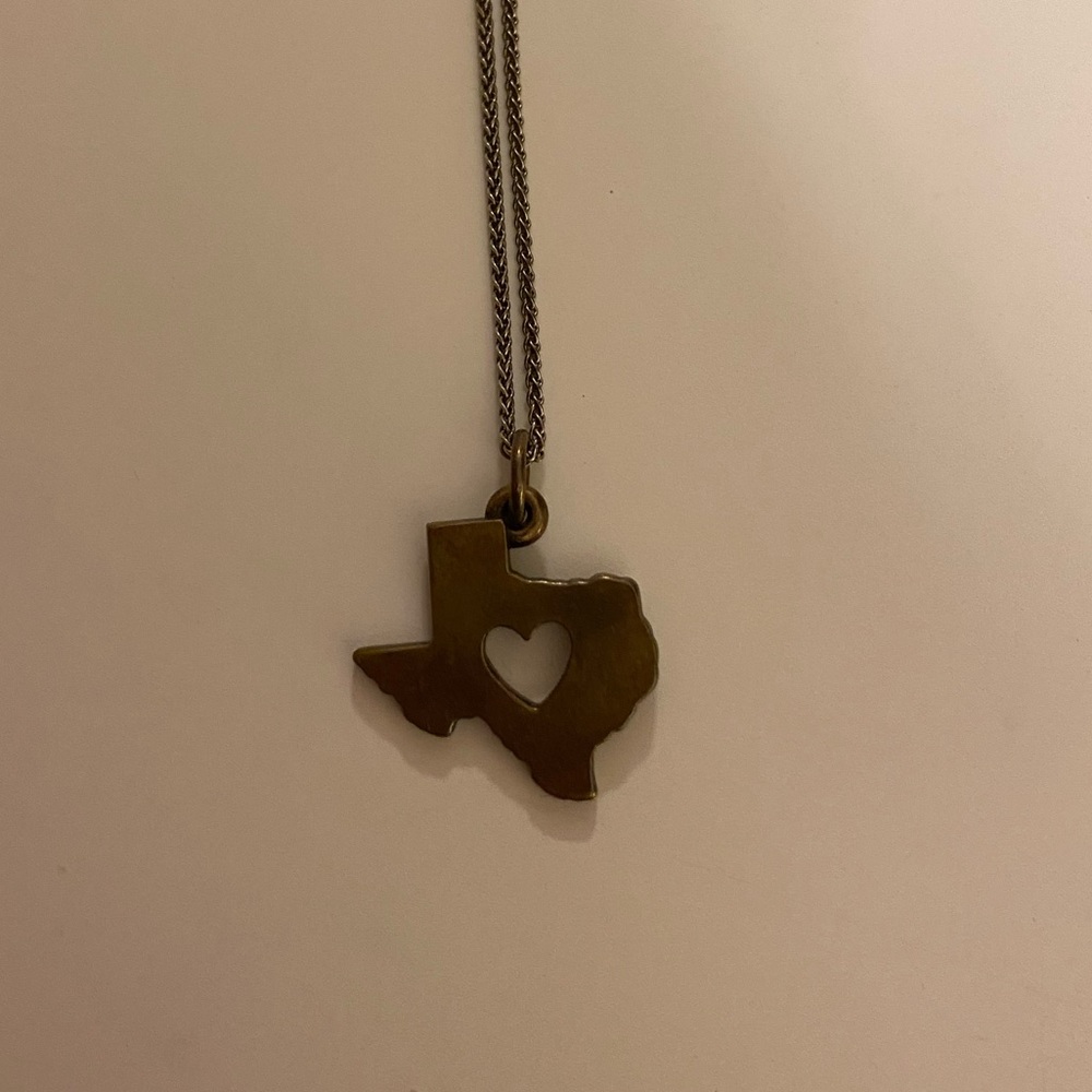 James Avery Texas charm with chain